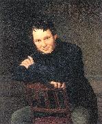 Marstrand, Wilhelm Portrait of the Artist Gottlieb Bindesholl oil on canvas